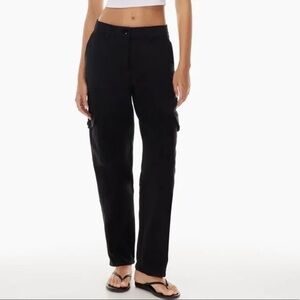 Wilfred Black Straight-Leg Cargo Pants